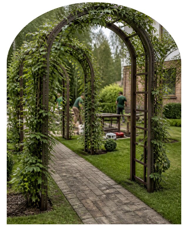 Арки и шпалеры на участке в Ефремах от 8094 р. | Метпроект-Фрм